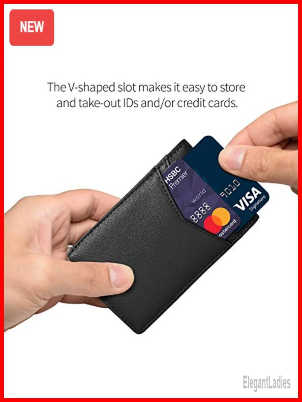 PU Leather Bi-fold RFID Wallet with Car Logo